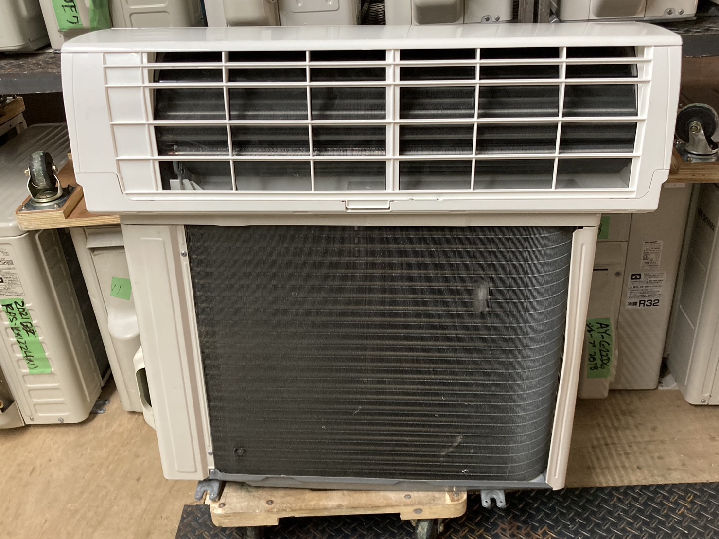 K04522 シャープ 10畳 2.5kW 100V プラズマ AY-L25D 分解清掃済